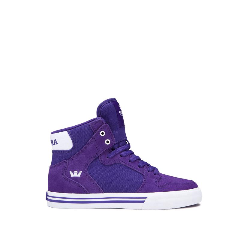 Zapatillas Altas Supra Argentina Niños - VAIDER Moradas (STDPB-2760)